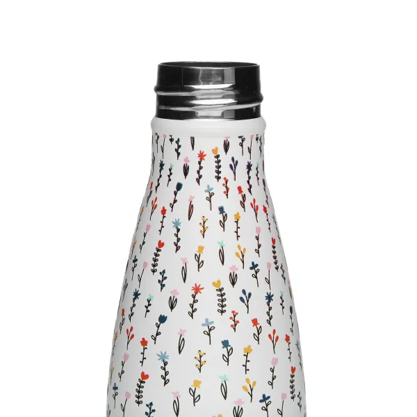 Water bottle Versa Blume Steel 7 x 27 x 7 cm