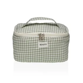 Travel Vanity Case Versa Vichy Green Polyester Textile 12 x 12 x 20 cm