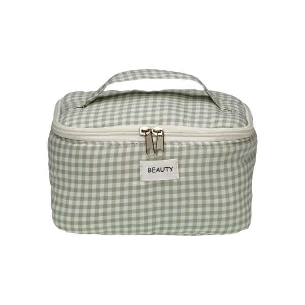 Travel Vanity Case Versa Vichy Green Polyester Textile 12 x 12 x 20 cm