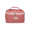 Travel Vanity Case Versa Vichy Red Polyester Textile 12 x 12 x 20 cm