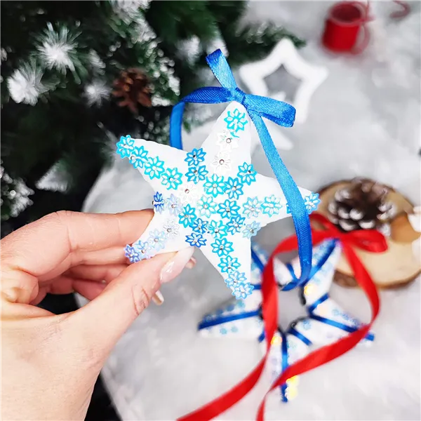 Ziemassvētku rotājums zvaigzne Springos CA0235 12cm