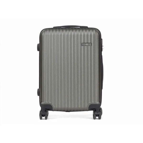 Cabin suitcase Dark grey 55 x 35 x 20 cm Stripes