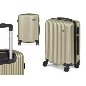 Cabin suitcase Green 55 x 35 x 20 cm Stripes