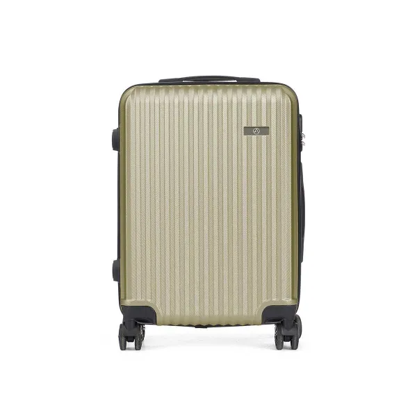 Cabin suitcase Green 55 x 35 x 20 cm Stripes
