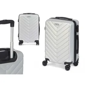 Cabin suitcase Light grey 55 x 35 x 20 cm