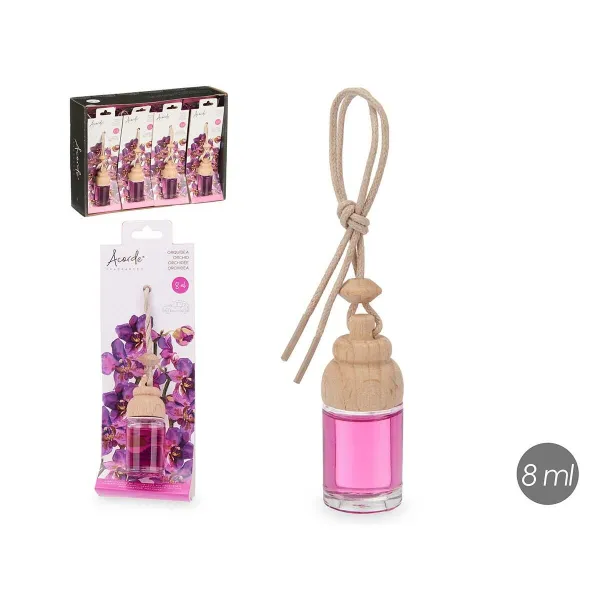 Bamboo toothpicks Acorde Glass Fragrance Orchid 8 ml (12 Units)