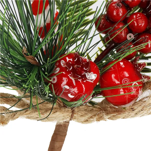 Новогоднее украшение в виде ветки искусственное Springos CA1212 24 см
