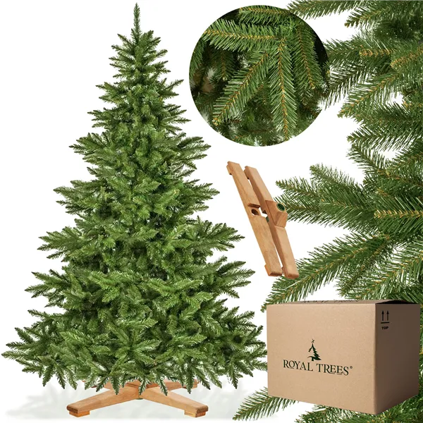 CT0195 Keinotekoinen joulukuusi 220 cm Premium Royal Trees, luonnonkuusta, kuin elossa