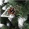 Искусственная елка 180 см премиум Royal Trees Springos CT0190, снежная алмазная сосна с шишками