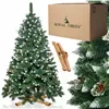 Keinotekoinen joulukuusi Premium Royal Trees Springos CT0189 150 cm luminen timanttimänty käpyillä