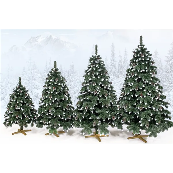 Keinotekoinen joulukuusi Premium Royal Trees Springos CT0189 150 cm luminen timanttimänty käpyillä
