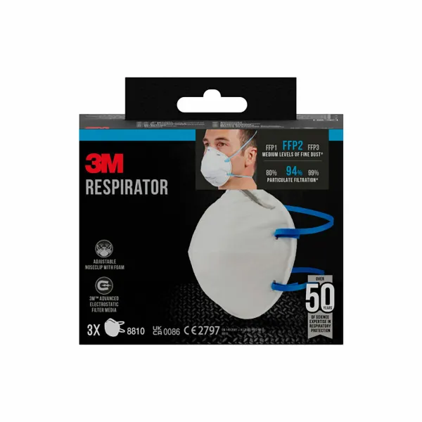 Protective Respirator Mask 3M FFP2 (3 Units)