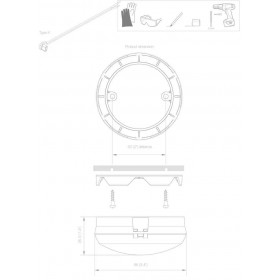 CORVI LED SURFACE 4 LIGHT 6W 4000K 675 Lumens