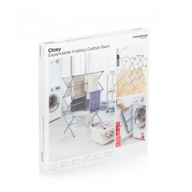 Saliekams un Pagarināms Metālisks Apģērbu Žāvētājs ar 3 Līmeņiem Cloxy InnovaGoods 11 Stienīši