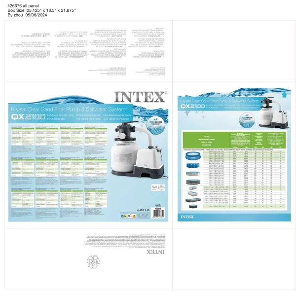 Uima-altaan käsittelylaite Intex Filter Pump 32000 L