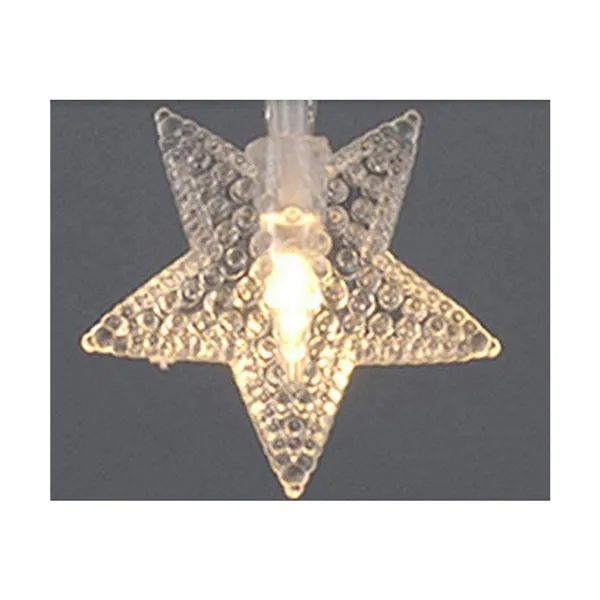 LED lempučių vainikas, dekoratyvinis apšvietimas, baltas