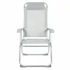 Folding Chair Aktive Reclining Grey 44 x 55 x 101 cm