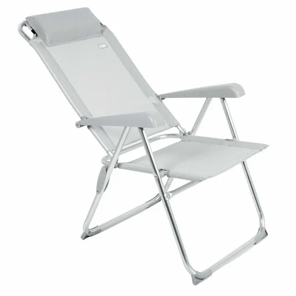 Folding Chair Aktive Reclining Grey 44 x 55 x 101 cm