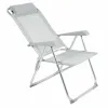 Folding Chair Aktive Reclining Grey 44 x 55 x 101 cm