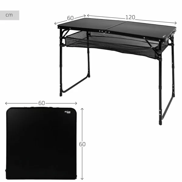 Sulankstomas stalas Aktive 120 x 60 cm