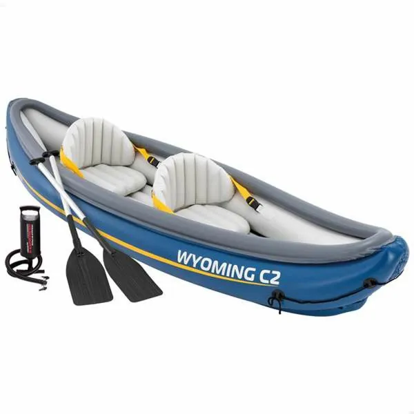 Puhallettava kanootti Intex Wyoming C2 307 x 89 x 53 cm