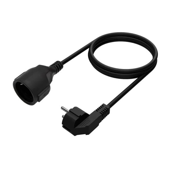 Power Cord Aisens A132-0602 Black 5 m