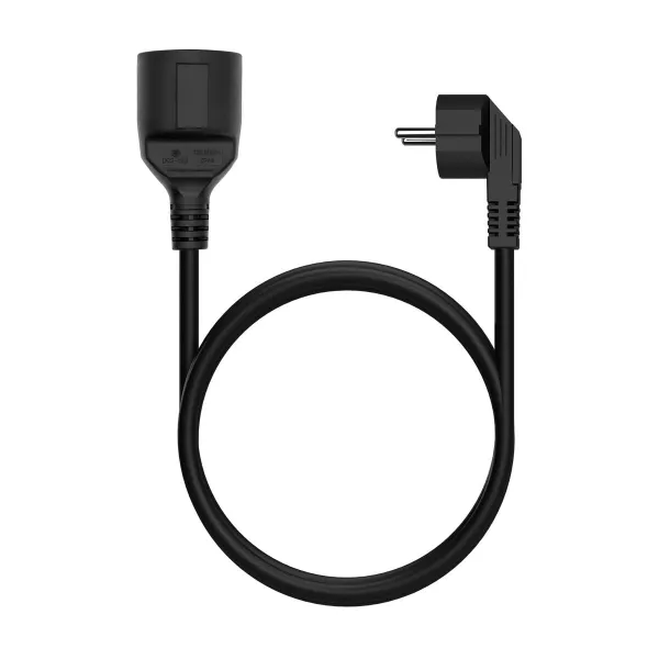 Power Cord Aisens A132-0602 Black 5 m