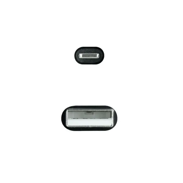 Lightning Cable NANOCABLE 10.10.0401-COBK 1 m Black