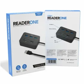 Ārējais karšu lasītājs Nox-Xtreme Lite Reader One Melns