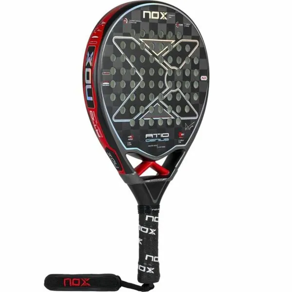 Padel Racket Nox T10 Genius 18K By Agustin Tapia Black