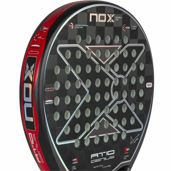 Padel Racket Nox T10 Genius 18K By Agustin Tapia Black