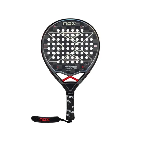 Padel Racket Nox T10 Genius 18K By Agustin Tapia Black