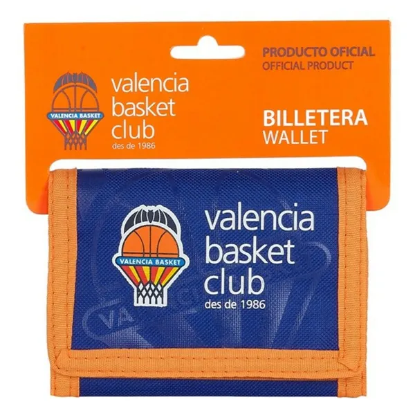 Piniginė Valencia Basket Mėlyna Oranžinė