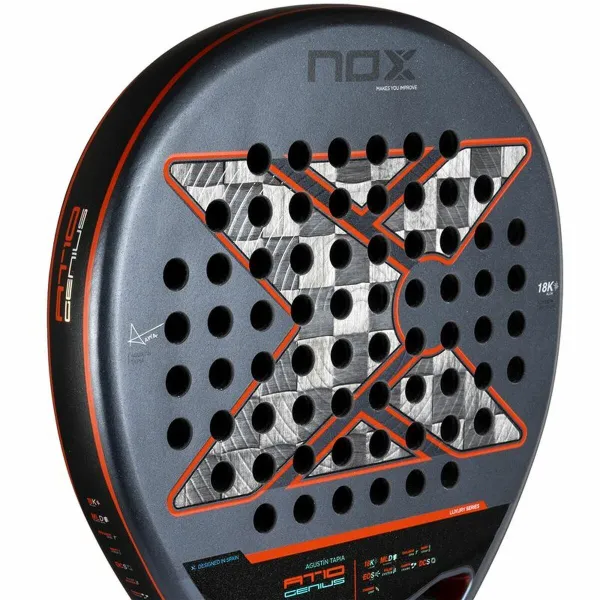 Padel Racket Nox Nox AT10 Genius 18K Black Charcoal