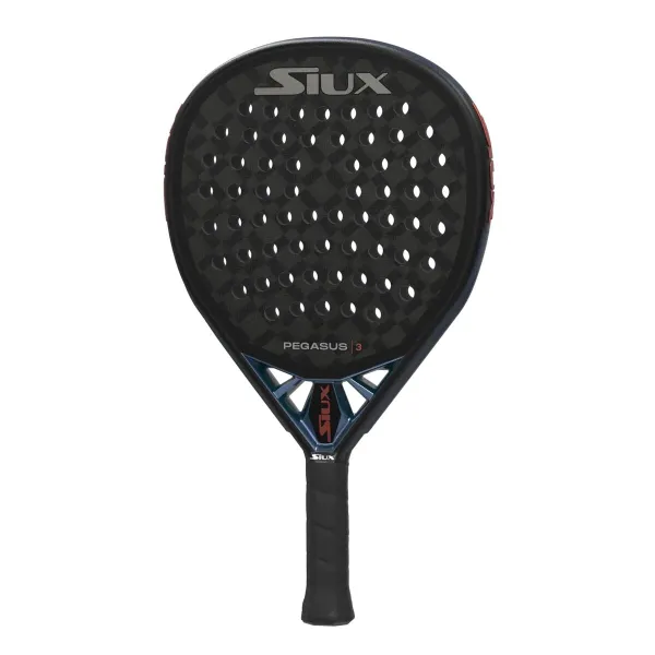 Padel Racket Siux Pegasus 3 2025 Blue Black Carbon fibre Charcoal