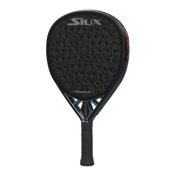 Padel Racket Siux Pegasus 3 2025 Blue Black Carbon fibre Charcoal