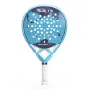 Padel Racket Siux Valkiria Go 2025 Blue Pink Carbon fibre Charcoal EVA