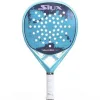 Padel Racket Siux Valkiria Go 2025 Blue Pink Carbon fibre Charcoal EVA
