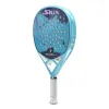 Padel Racket Siux Valkiria Go 2025 Blue Pink Carbon fibre Charcoal EVA