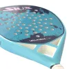 Padel Racket Siux Valkiria Go 2025 Blue Pink Carbon fibre Charcoal EVA