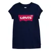 Vaikiška Marškinėliai su trumpomis rankovėmis Levi's Batwing Girl Tamsiai mėlyna