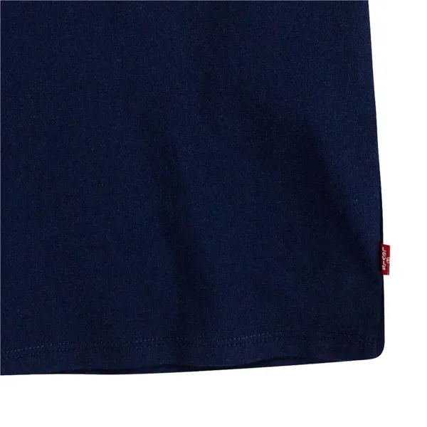 Vaikiška Marškinėliai su trumpomis rankovėmis Levi's Batwing Girl Tamsiai mėlyna