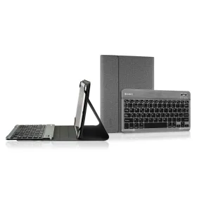 Planšetdatora un Klaviatūras Vāks Subblim SUB-KT2-BT0002 Pelēks Spāņu Qwerty Bluetooth