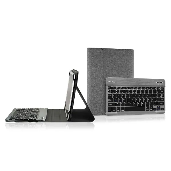 Planšetdatora un Klaviatūras Vāks Subblim SUB-KT2-BT0002 Pelēks Spāņu Qwerty Bluetooth