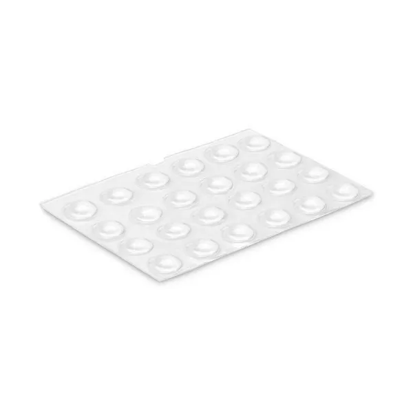 Durvju aizdare Inofix 8 x 2,2 mm Aizsardzība pret sitieniem 25 gb. Caurspīdīgs PVC