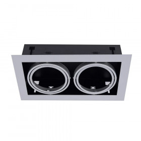 Kardan Tecno 2 lights AR111 aluminum finish