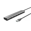USB Centrmezgls Trust 24947 Pelēks Melns/Pelēks (1 gb.)