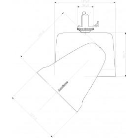 36w Track light Optimo L 24D 3K WHT GLB