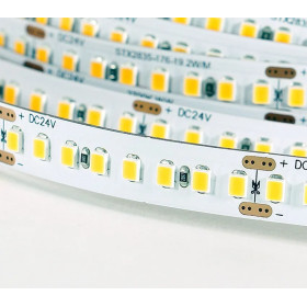 Flexible led strip 19.2w/m DC24V WW IP20 2835/176 2395lm