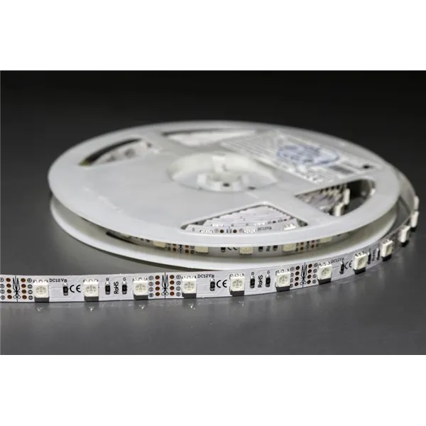Profesionali LED juosta 14.4W/m, 24V, 60LED 5050, RGB, IP33